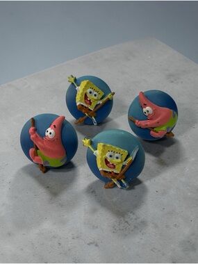 SpongeBob SquarePants and Patrick Drawer Pulls Set
